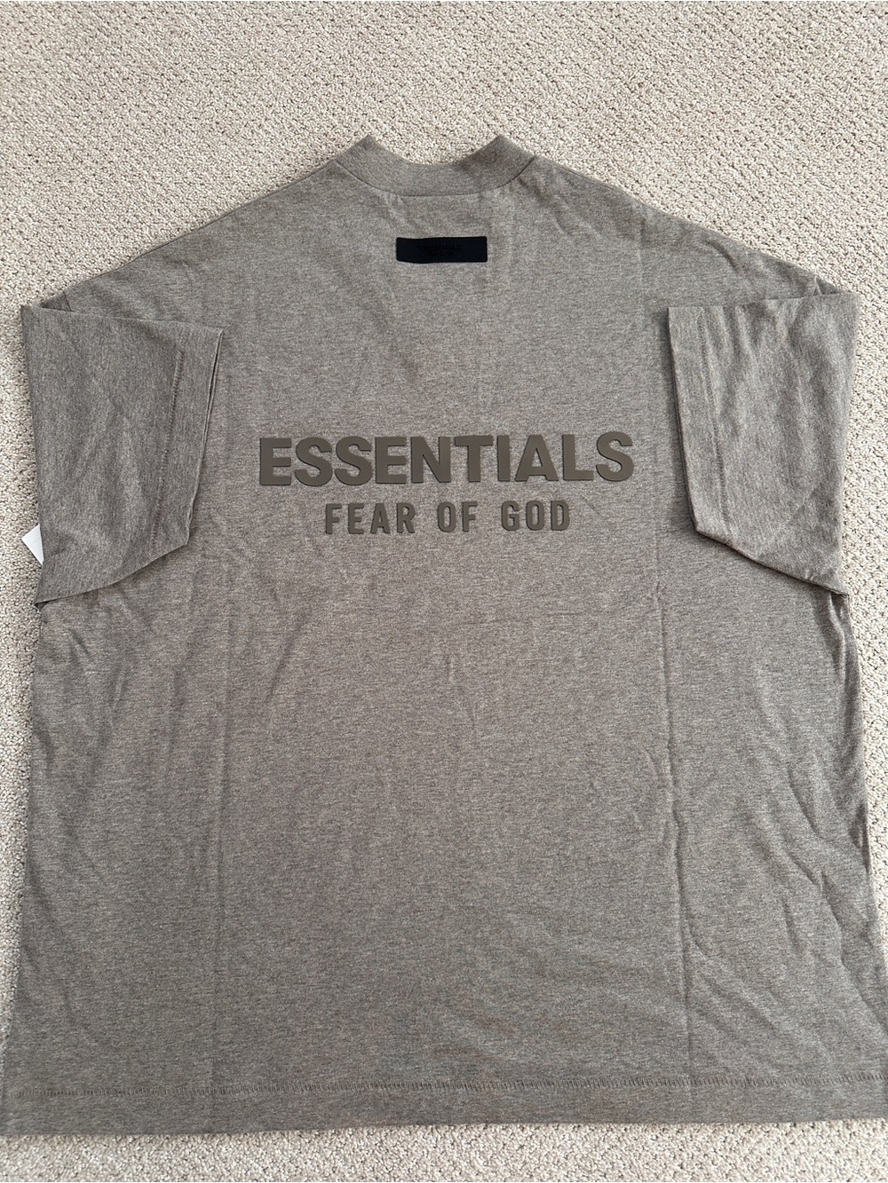 NWT Essentials Heather Grey V-neck, XS